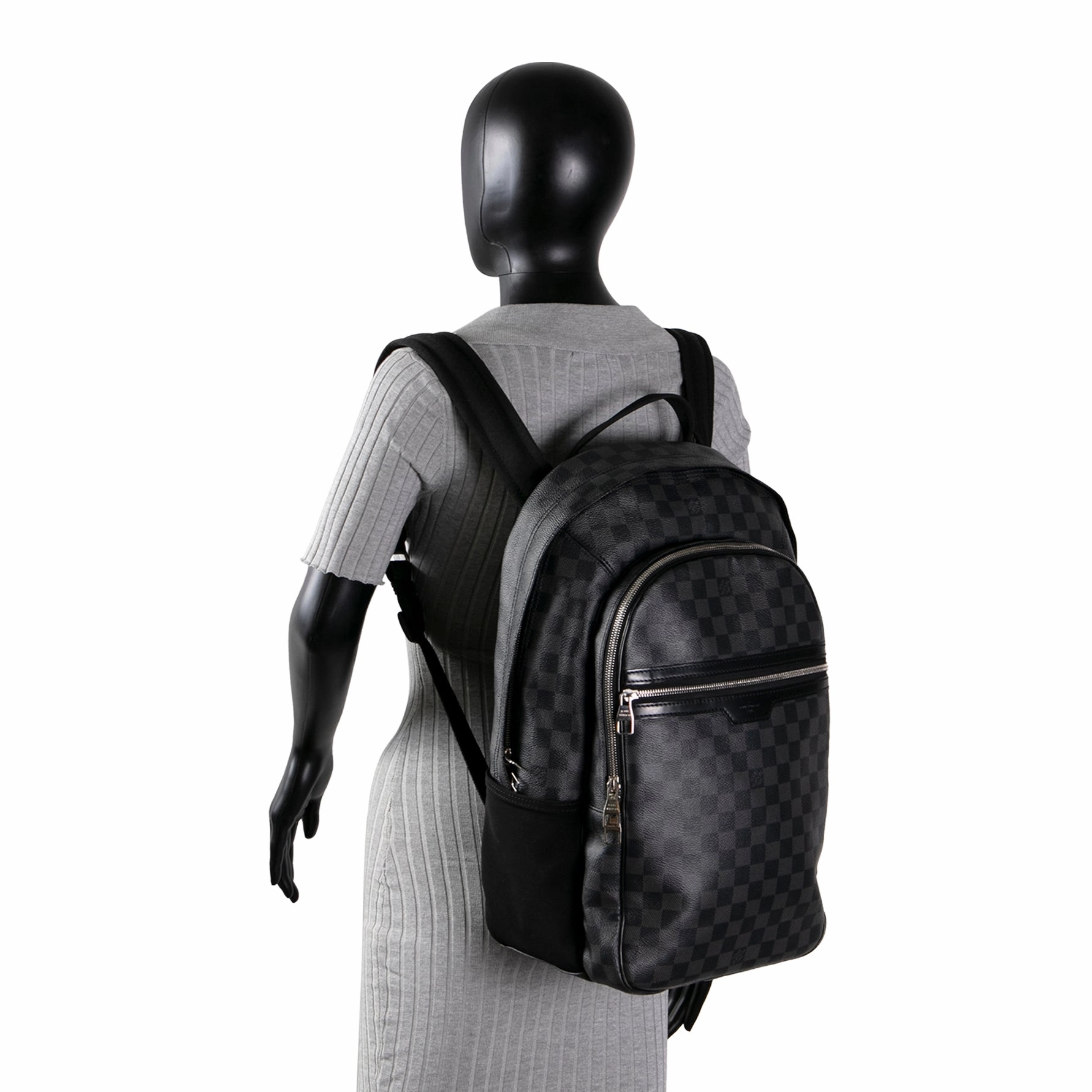LOUIS VUITTON Michael Backpack Damier Graphite