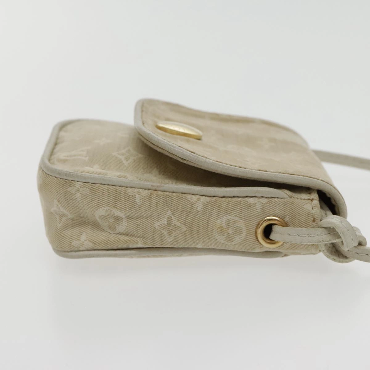 Louis Vuitton Mini Lin Beige Canvas Shoulder Bag