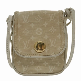 Louis Vuitton Mini Lin Beige Canvas Shoulder Bag