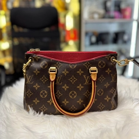 Louis Vuitton Monogram BB Pallas Brown Canvas Shoulder Bag