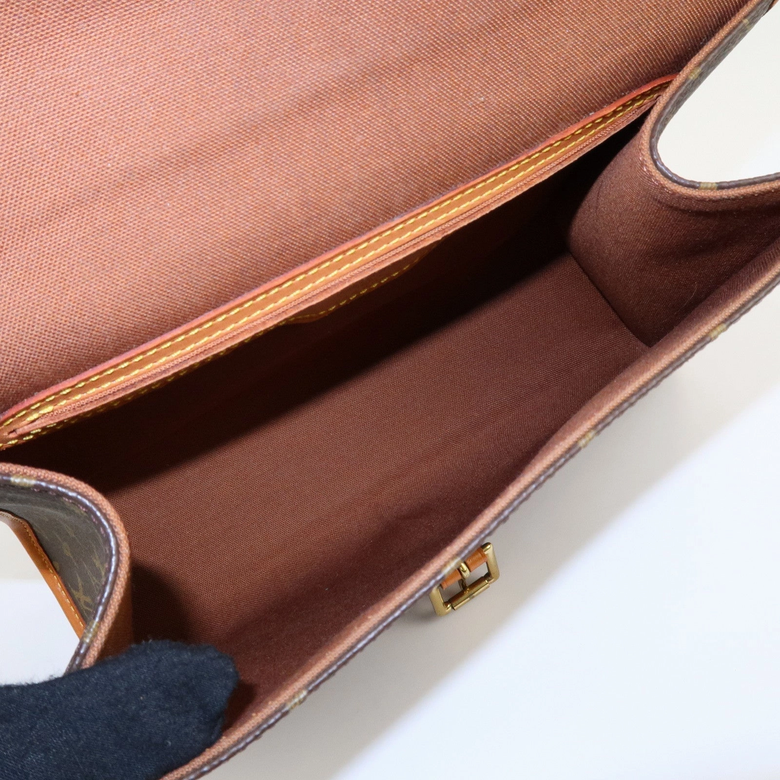 Louis Vuitton Monogram Bel Air Shoulder Bag Brown M51122
