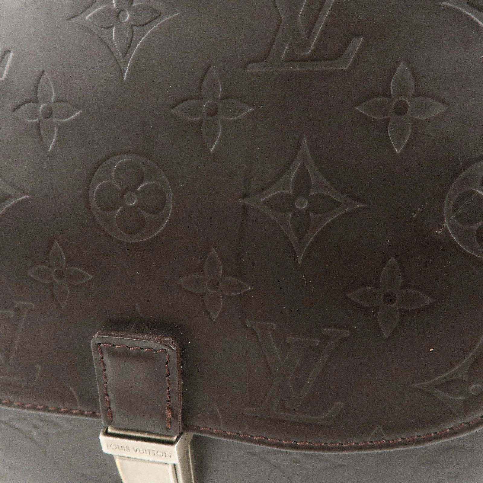 Louis Vuitton Monogram Glac Charlie Shoulder Bag Brown M46510