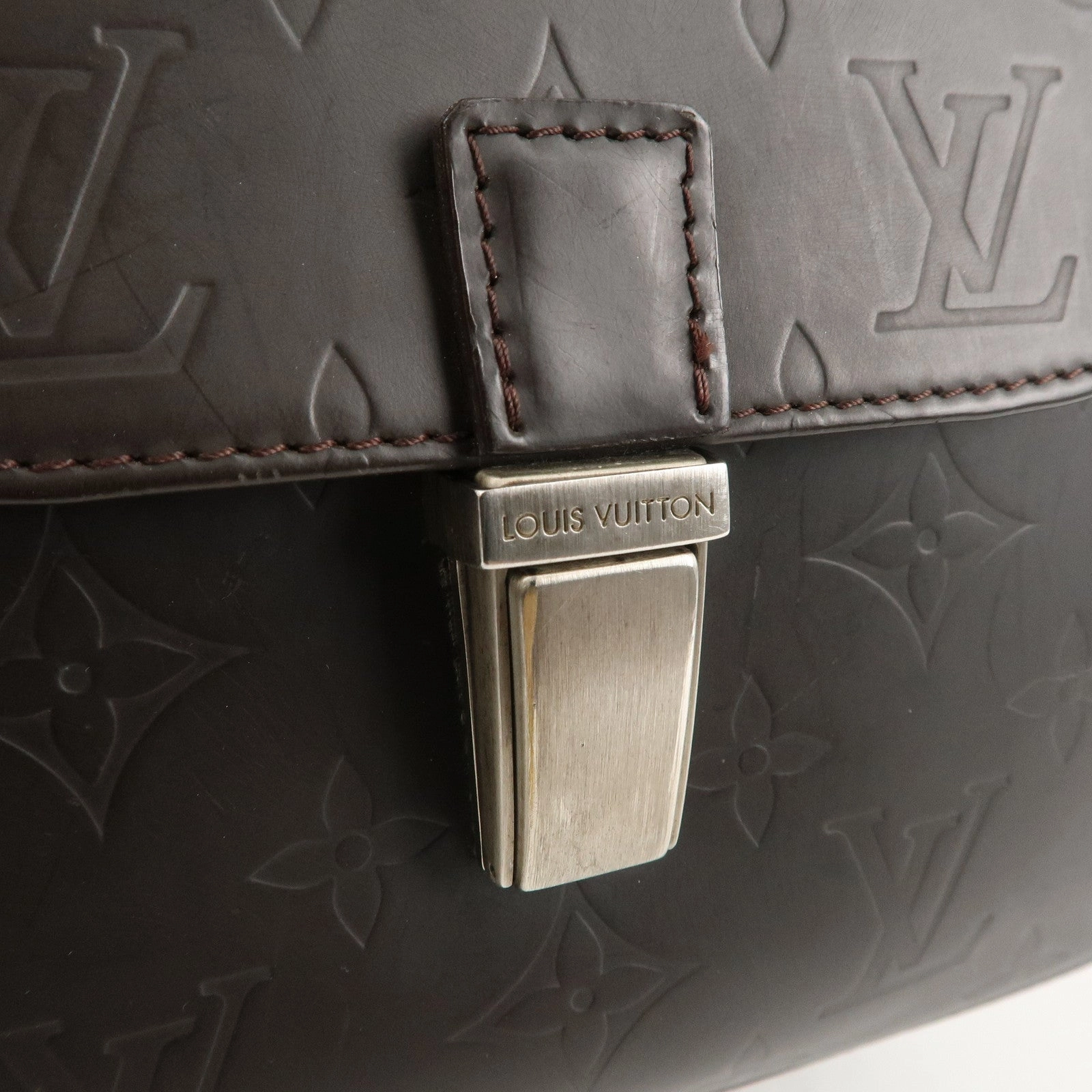 Louis Vuitton Monogram Glac Charlie Shoulder Bag Brown M46510