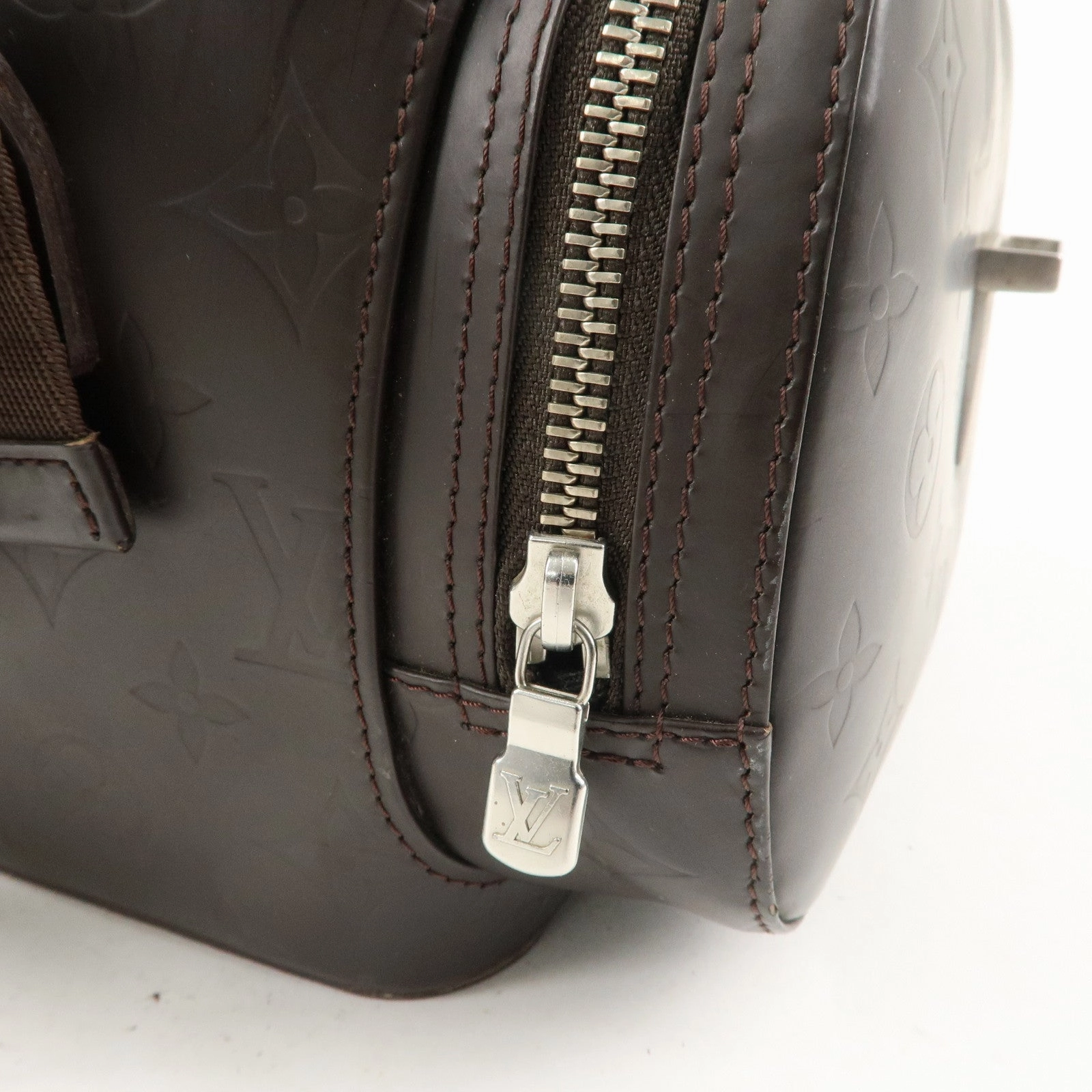 Louis Vuitton Monogram Glac Charlie Shoulder Bag Brown M46510