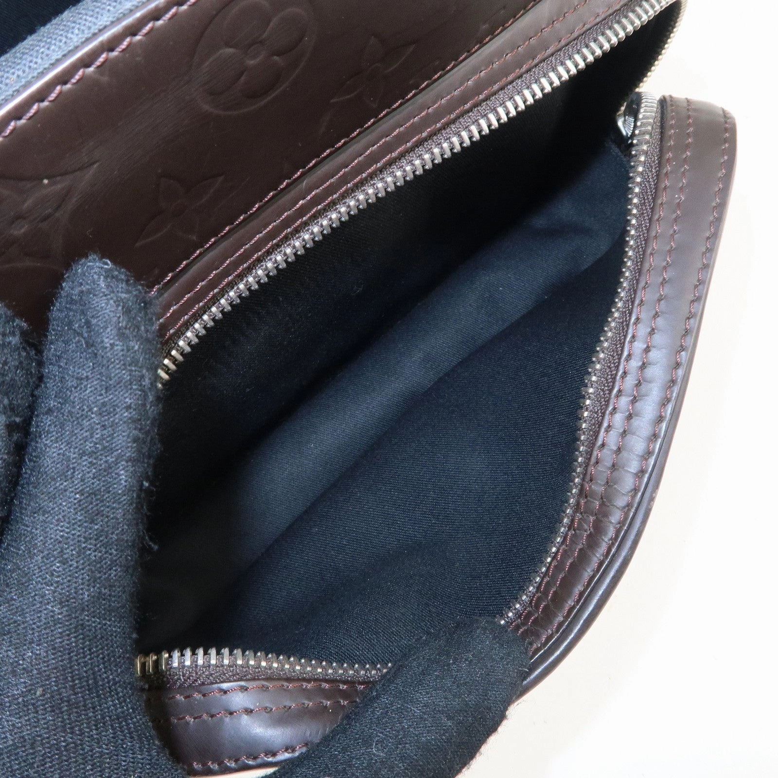 Louis Vuitton Monogram Glac Charlie Shoulder Bag Brown M46510