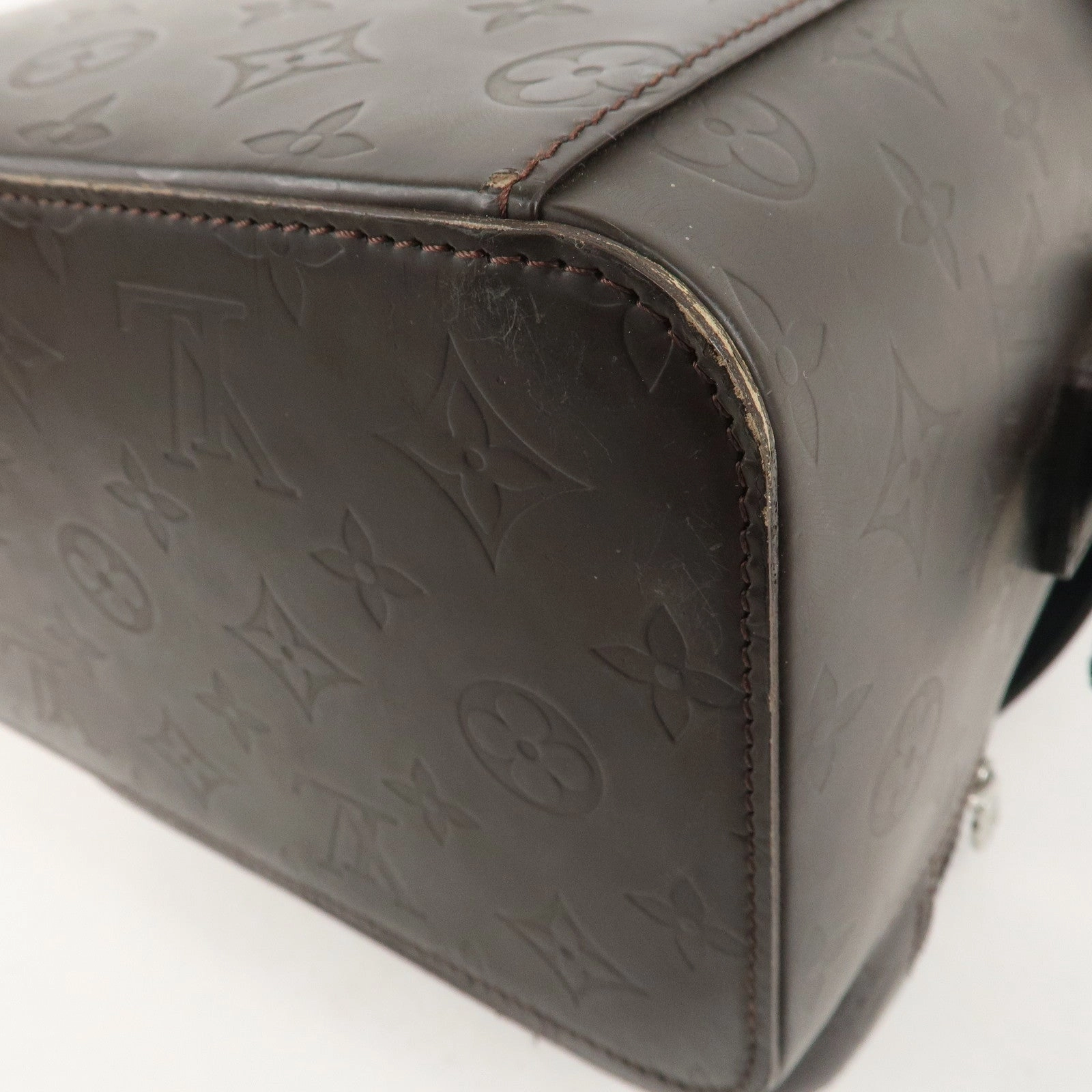 Louis Vuitton Monogram Glac Charlie Shoulder Bag Brown M46510