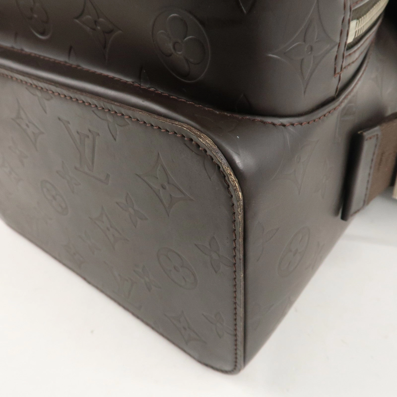 Louis Vuitton Monogram Glac Charlie Shoulder Bag Brown M46510
