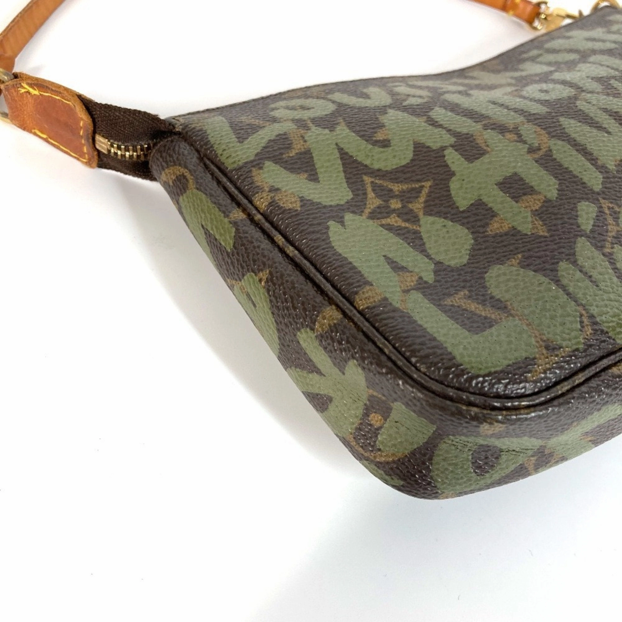Louis Vuitton Monogram Graffiti Handbag Pochette Shoulder Bag (Pre-Owned)