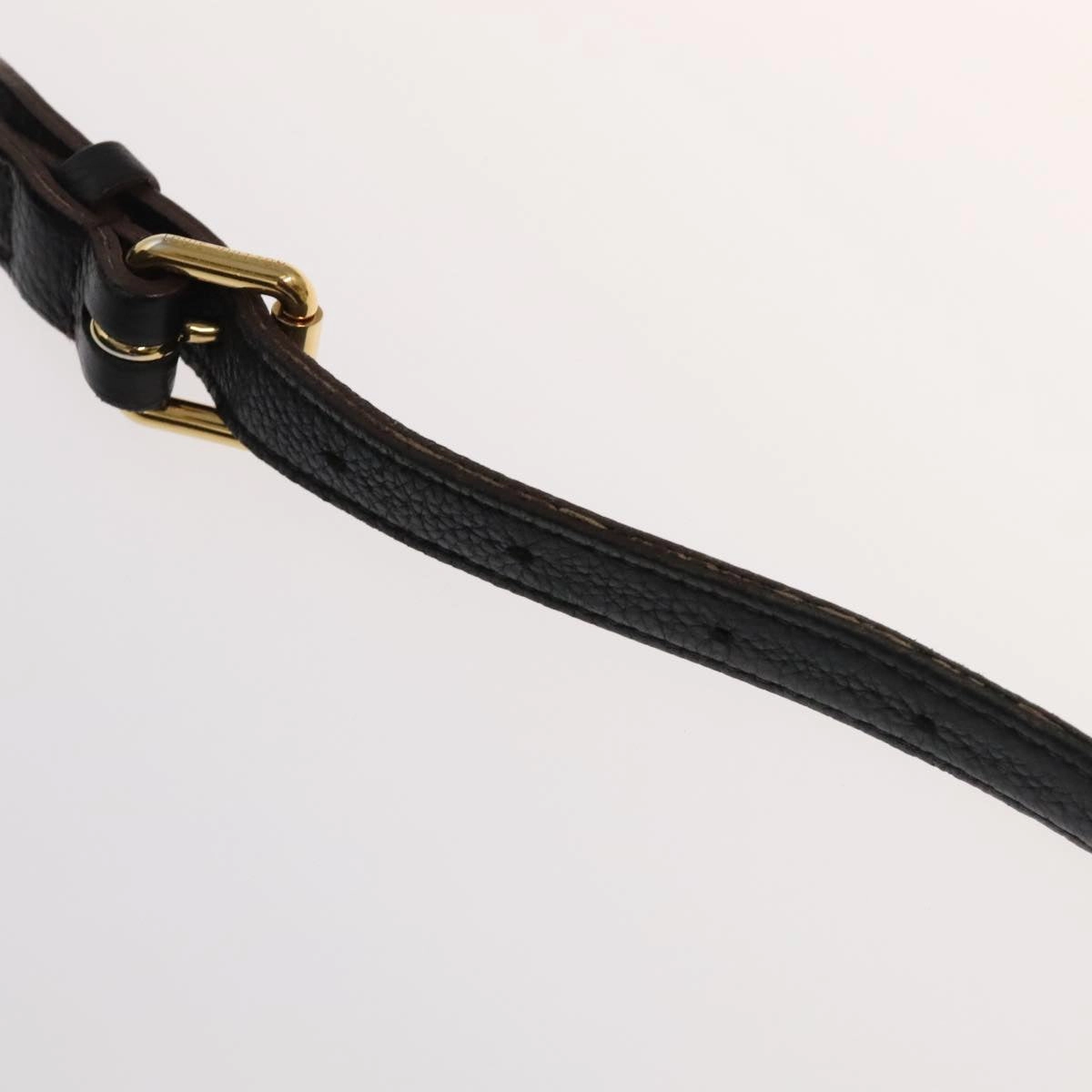 LOUIS VUITTON Monogram Mahina XS Shoulder Bag Black M95660 LV 104802