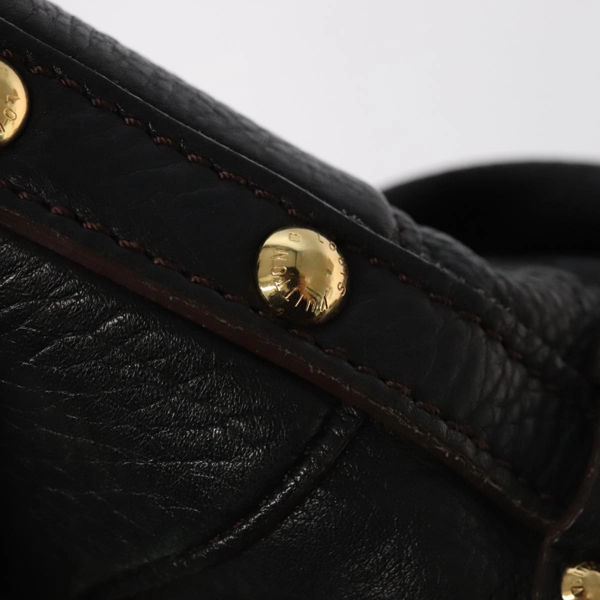 LOUIS VUITTON Monogram Mahina XS Shoulder Bag Black M95660 LV 104802