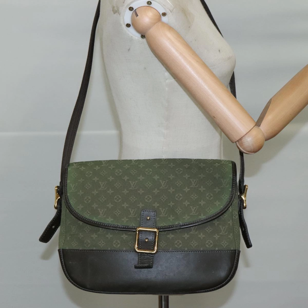 LOUIS VUITTON Monogram Mini Marjoly Shoulder Bag TST Khaki M92693 LV 107102
