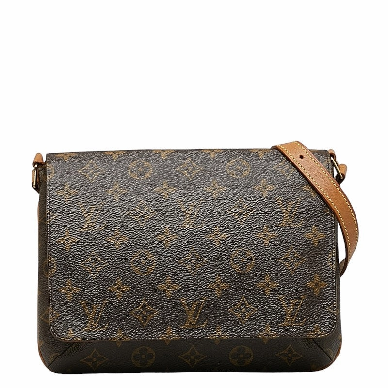 Louis Vuitton Monogram Muset Tango Short Shoulder Bag M51257 Brown PVC Leather  Louis Vuitton