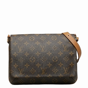 Louis Vuitton Monogram Muset Tango Short Shoulder Bag M51257 Brown PVC Leather  Louis Vuitton