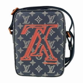 Louis Vuitton Monogram Navy Monogram Leather Pochette Shoulder Bag (Pre-Owned)