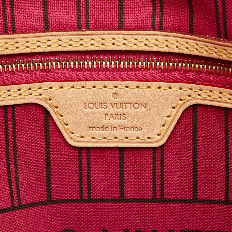 Louis Vuitton Monogram Newark MM Shoulder Bag M40156 Brown PVC Leather  Louis Vuitton