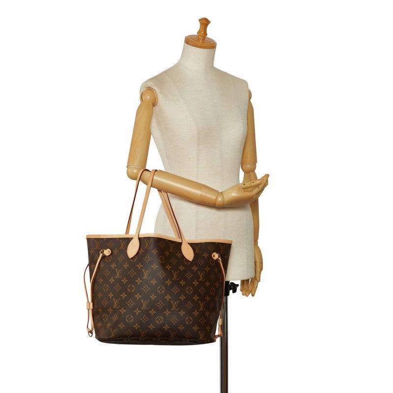 Louis Vuitton Monogram Newark MM Shoulder Bag M40156 Brown PVC Leather  Louis Vuitton