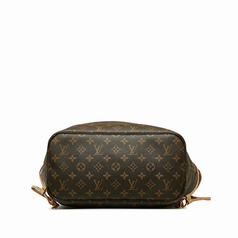Louis Vuitton Monogram Newark MM Shoulder Bag M40156 Brown PVC Leather  Louis Vuitton