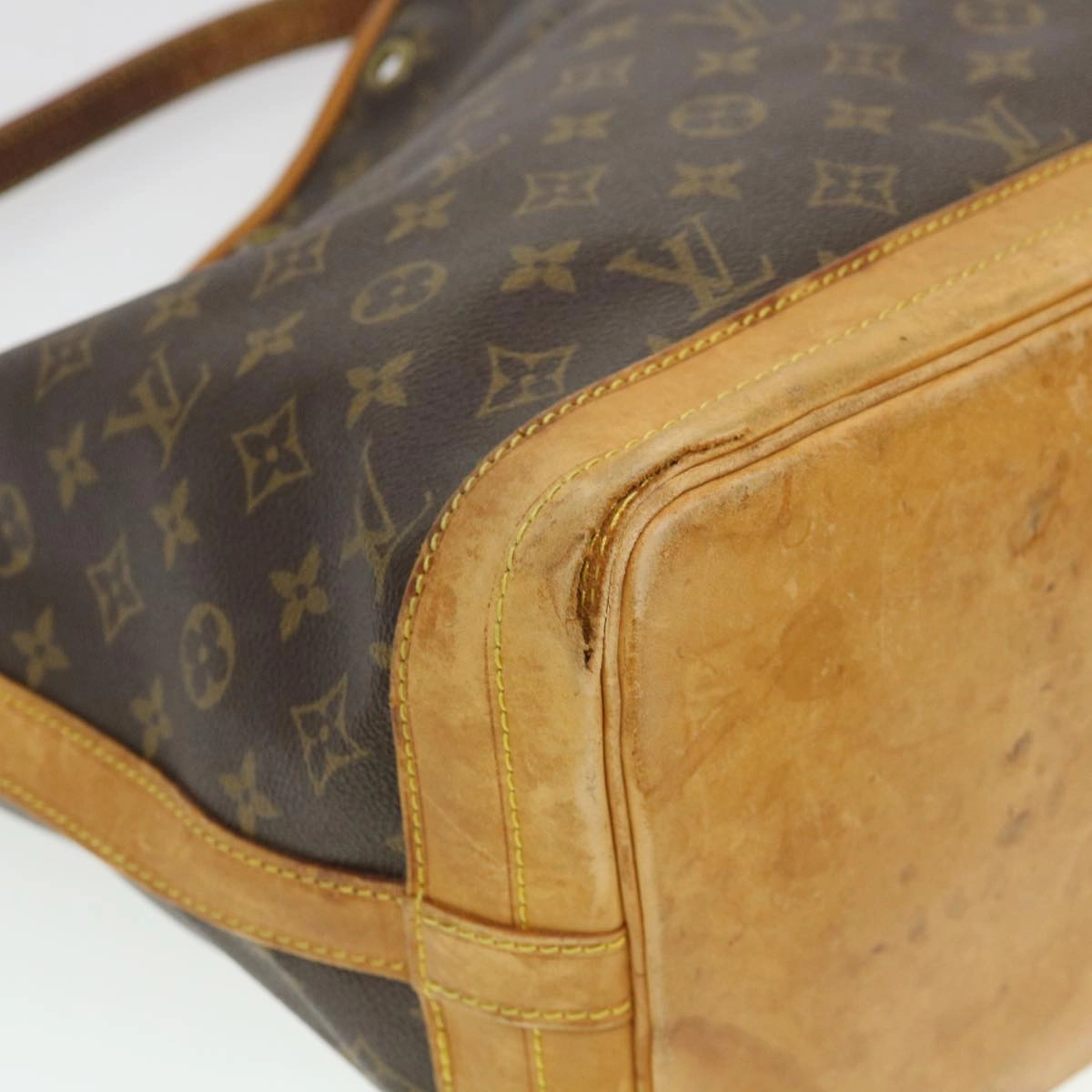 LOUIS VUITTON Monogram Noe Shoulder Bag M42224 LV 38967