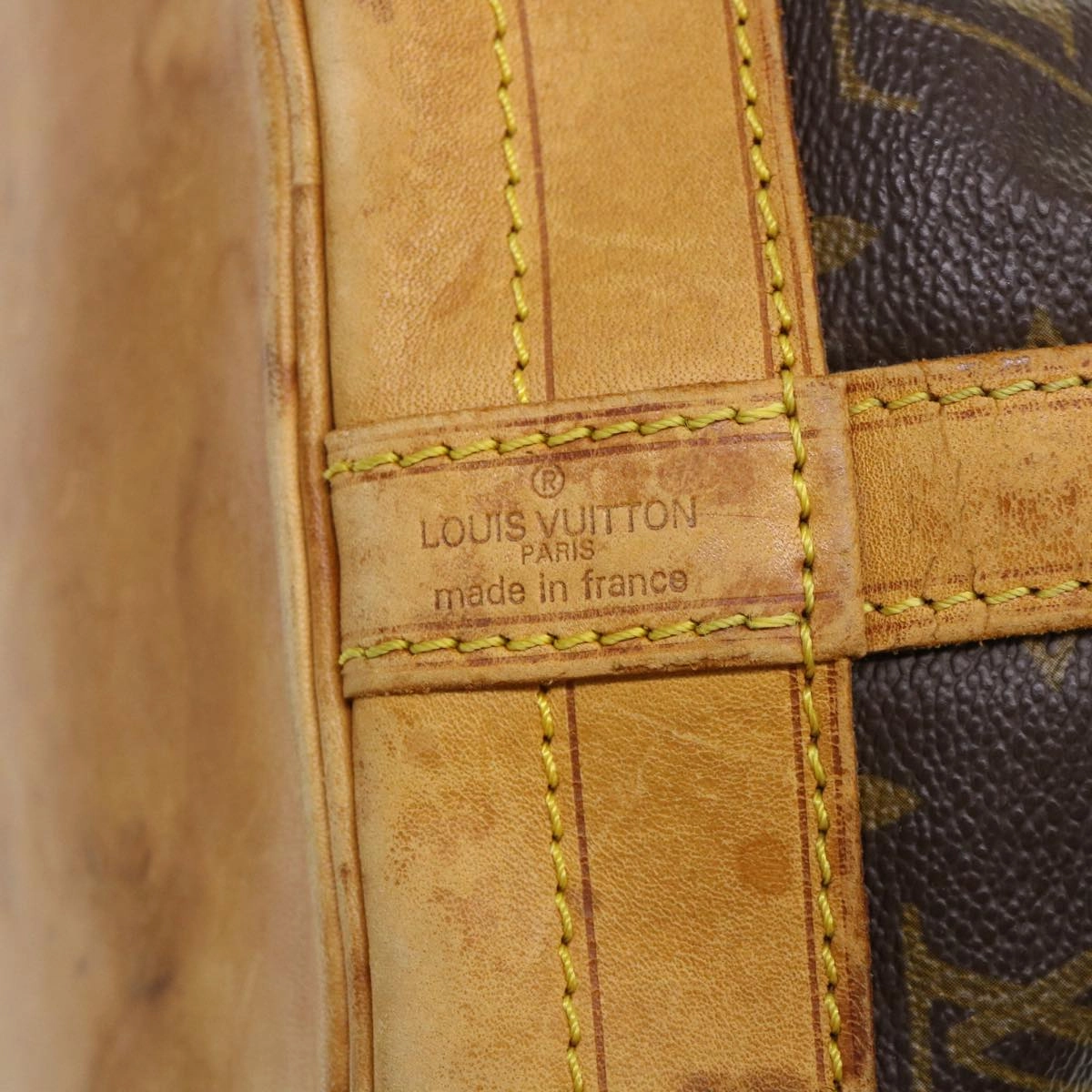 LOUIS VUITTON Monogram Noe Shoulder Bag M42224 LV 38967