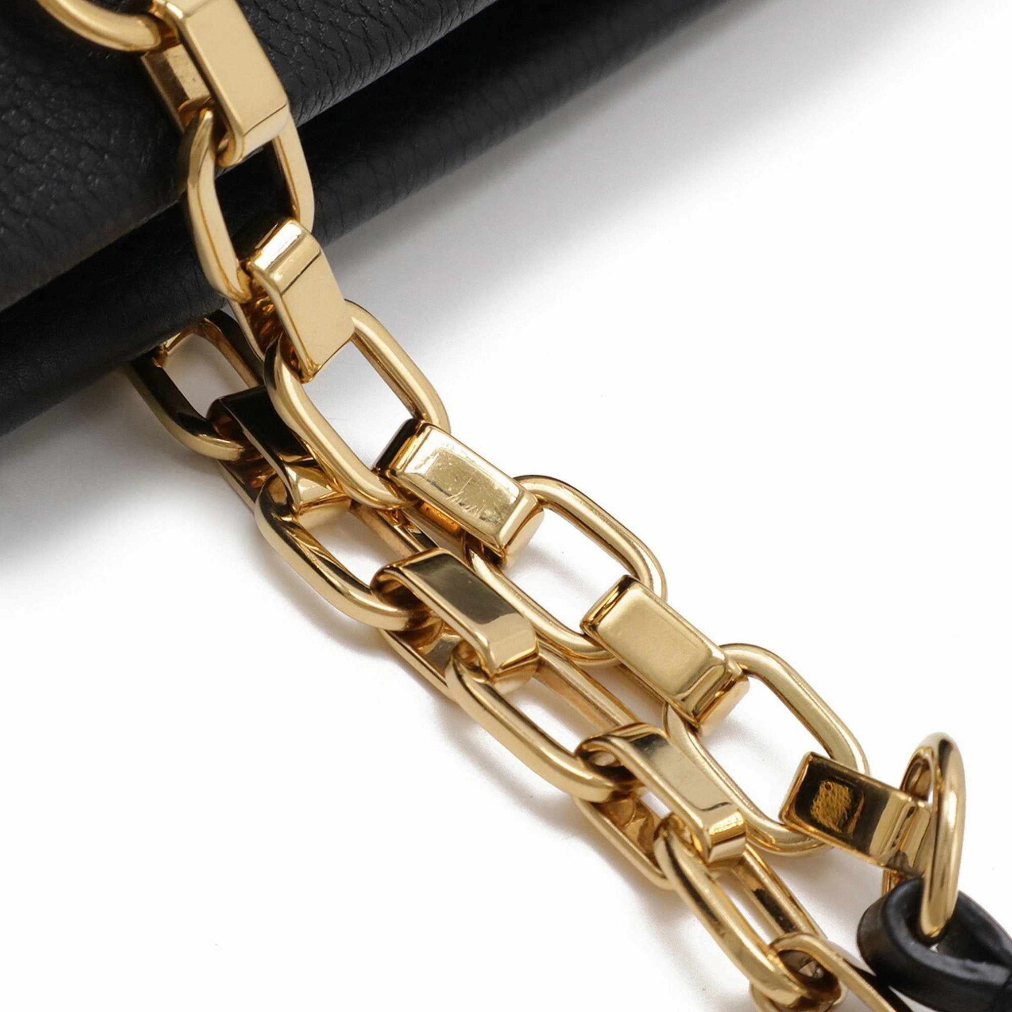 Louis Vuitton Monogram Noir Monogram Leather Tote Bag (Pre-Owned)