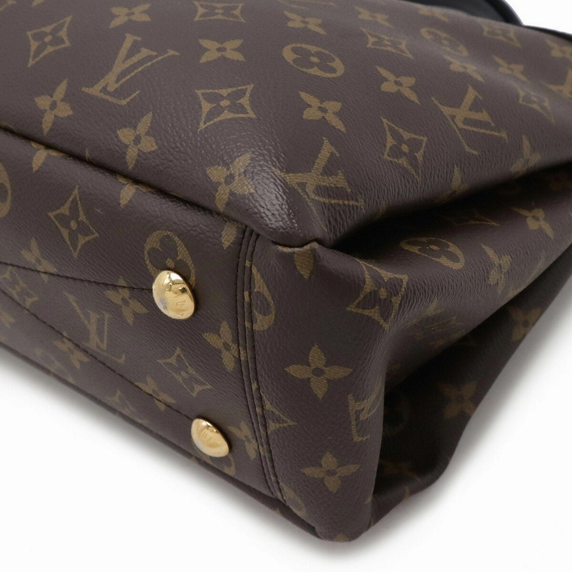 Louis Vuitton Monogram Noir Monogram Leather Tote Bag (Pre-Owned)