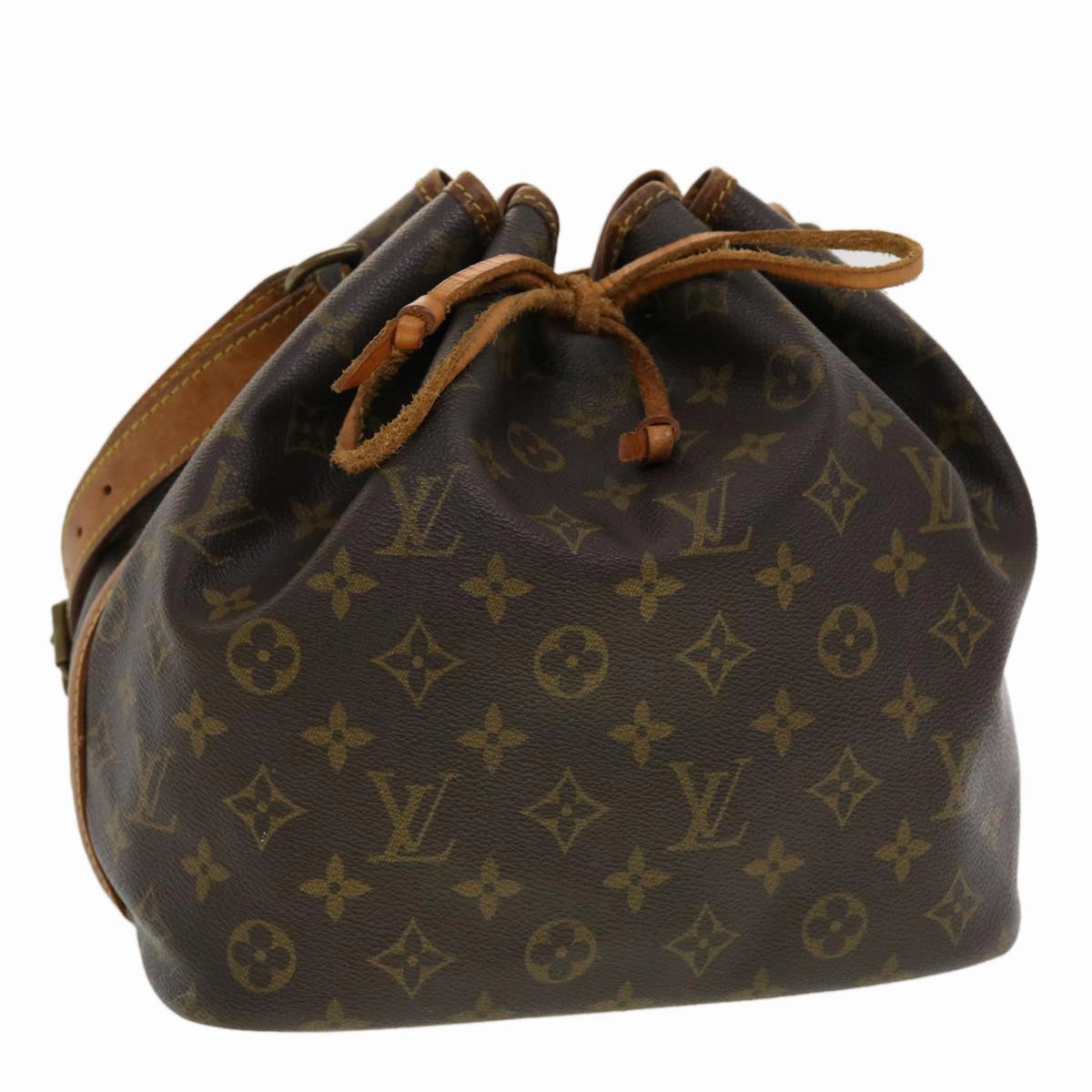 LOUIS VUITTON Monogram Petit Noe Shoulder Bag M42226 LV th3590