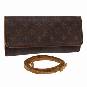 LOUIS VUITTON Monogram Pochette Twin GM Shoulder Bag M51852 LV rd4742