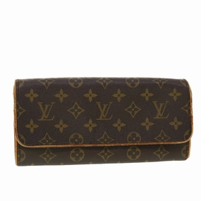 LOUIS VUITTON Monogram Pochette Twin GM Shoulder Bag M51852 LV yk6400