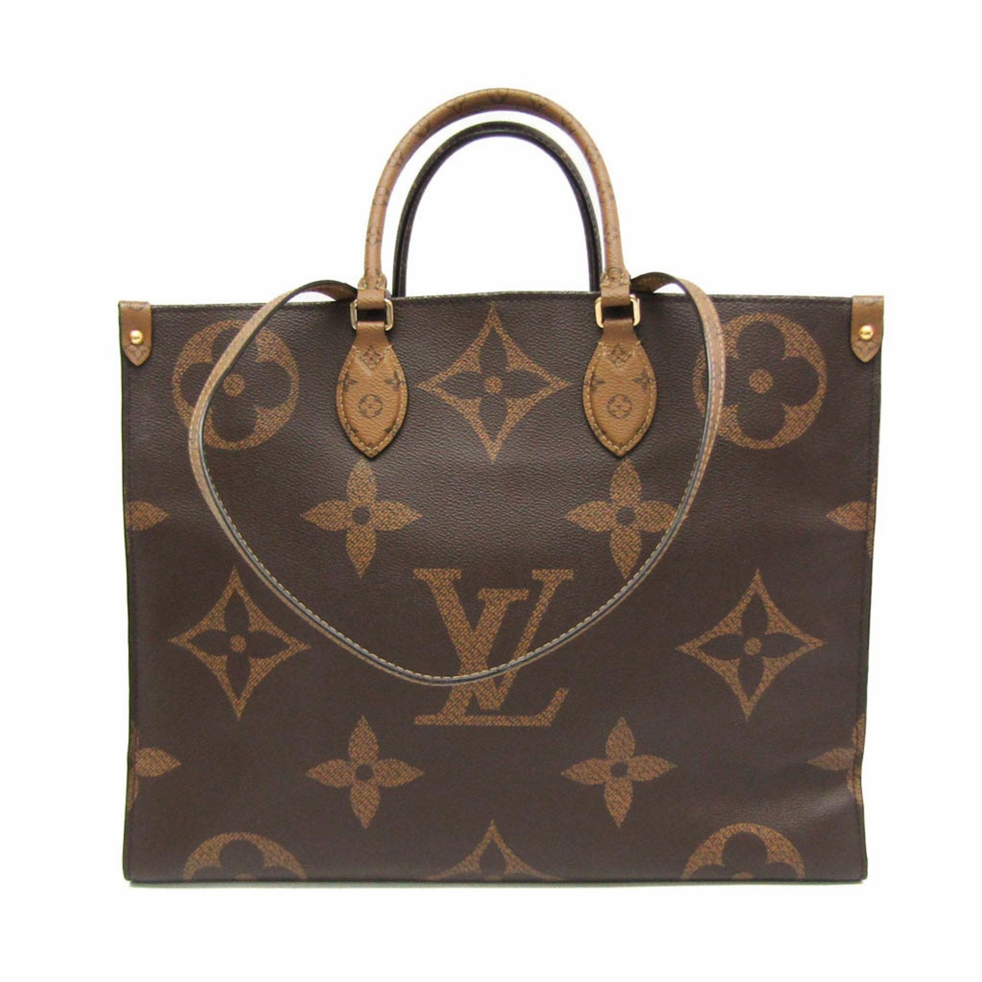 Louis Vuitton Monogram Reverse  Monogram Reverse Shoulder Bag Tote Bag (Pre-Owned)