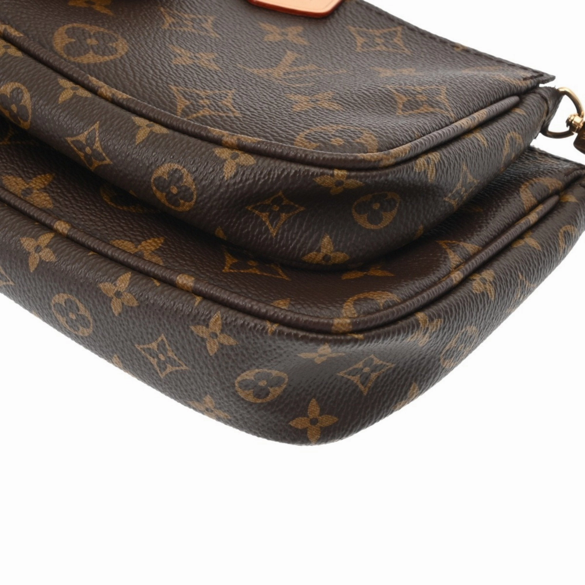 Louis Vuitton Monogram Rose Clair Monogram Pouch Shoulder Bag (Pre-Owned)