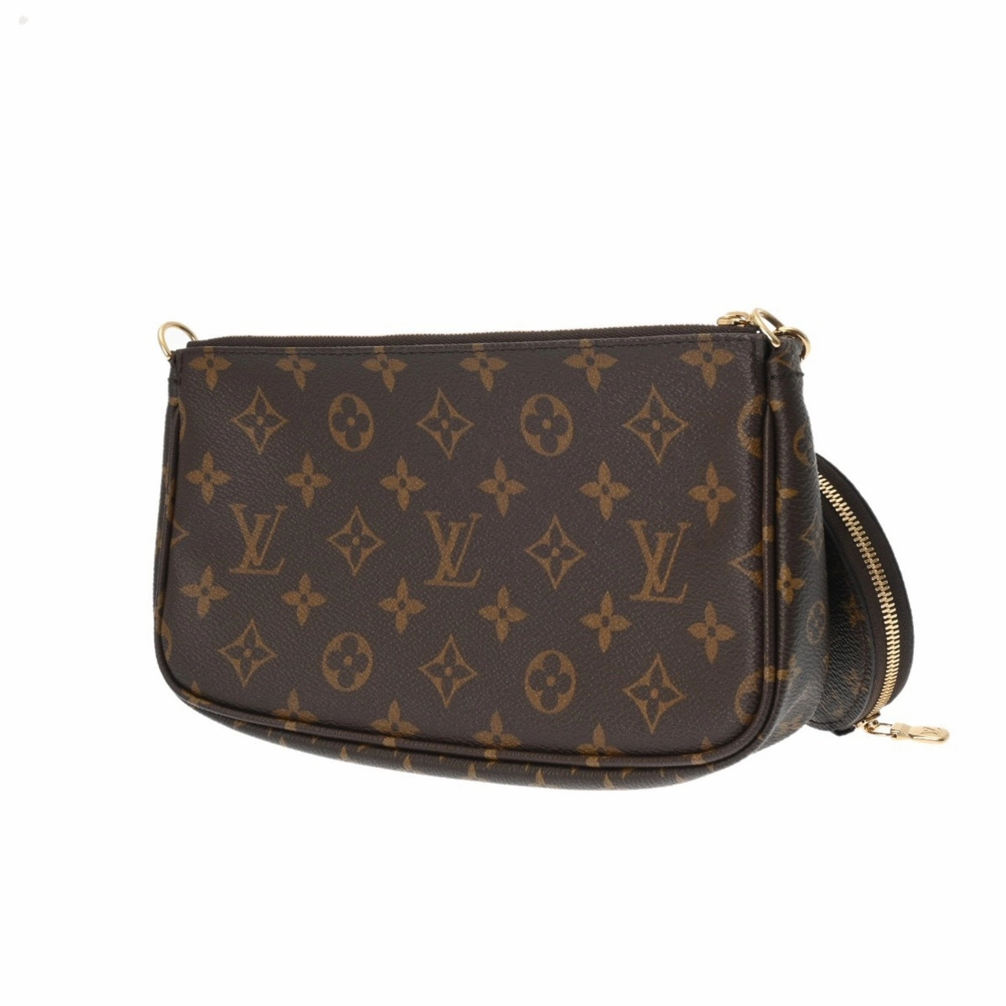 Louis Vuitton Monogram Rose Clair Monogram Pouch Shoulder Bag (Pre-Owned)