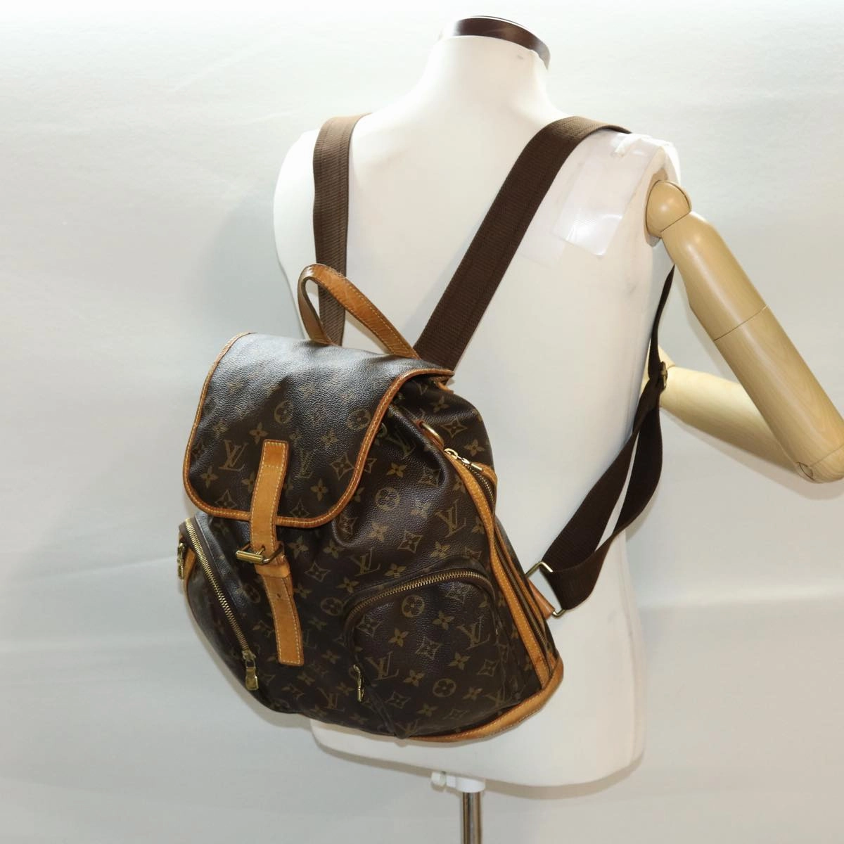 LOUIS VUITTON Monogram Sac A Dos Bosphore Backpack M40107 LV 41082