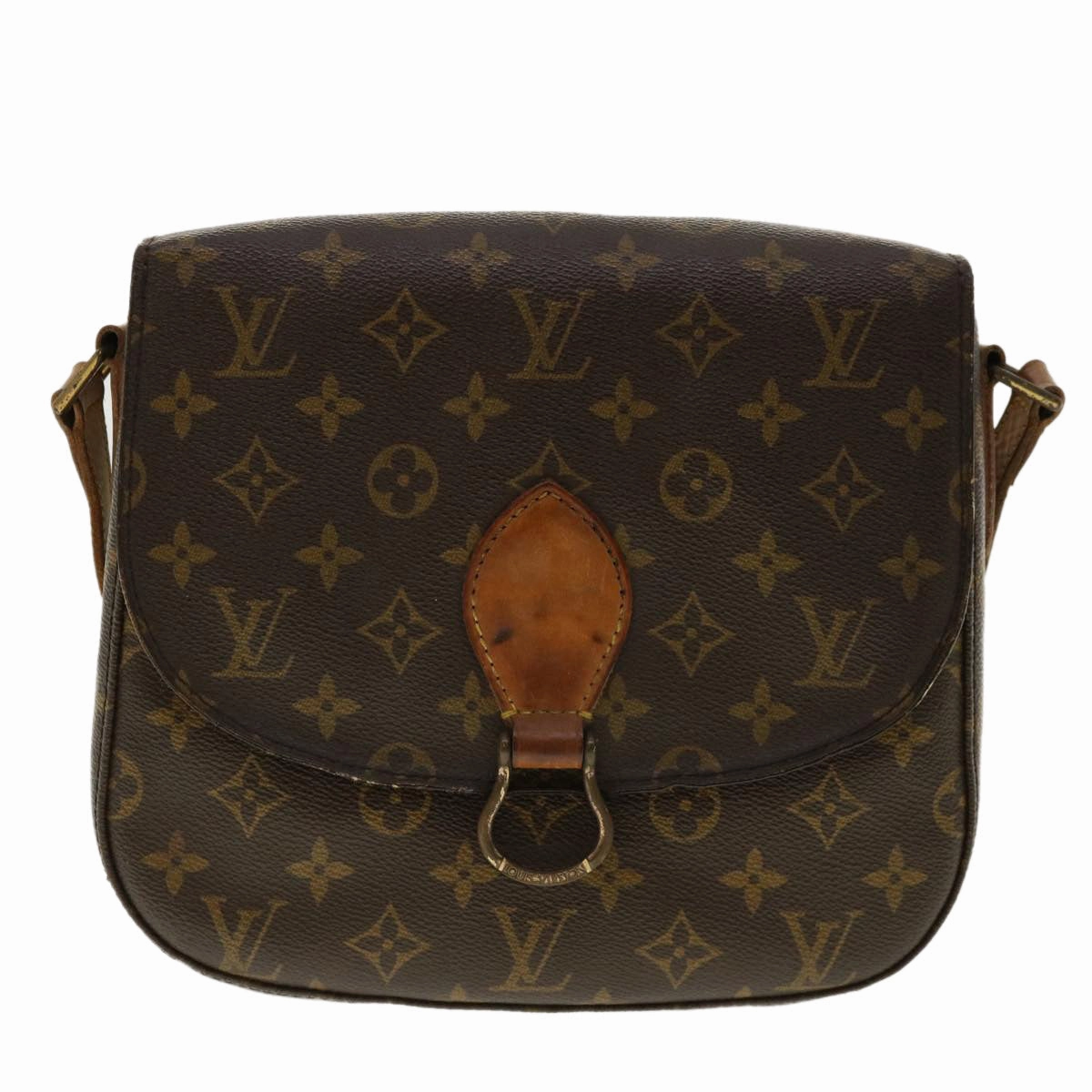 LOUIS VUITTON Monogram Saint Cloud GM Shoulder Bag M51242 LV 40981