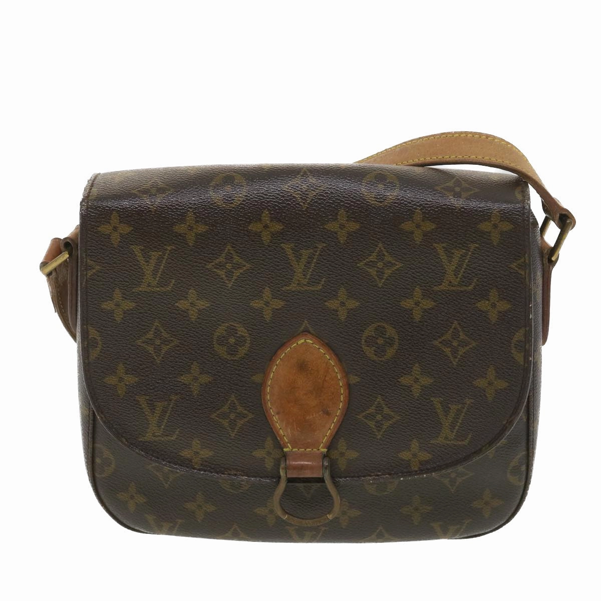 LOUIS VUITTON Monogram Saint Cloud GM Shoulder Bag M51242 LV th3476