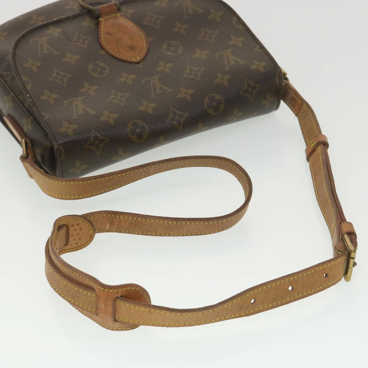 LOUIS VUITTON Monogram Saint Cloud GM Shoulder Bag M51242 LV th3476