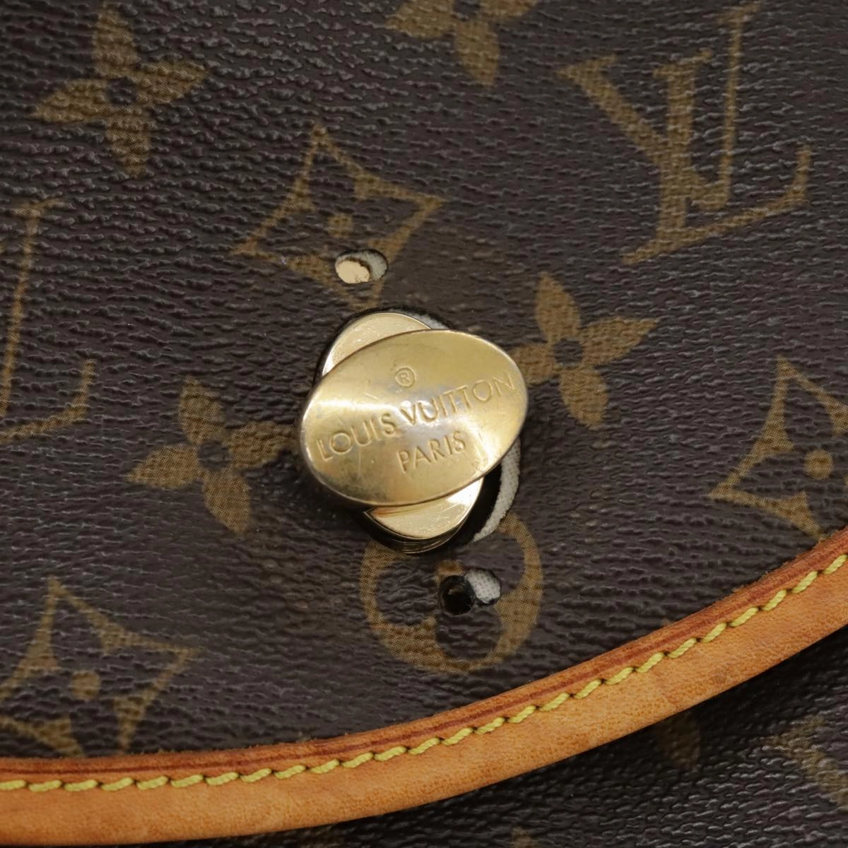 LOUIS VUITTON Monogram Tolum GM Shoulder Bag M40075 LV 104442