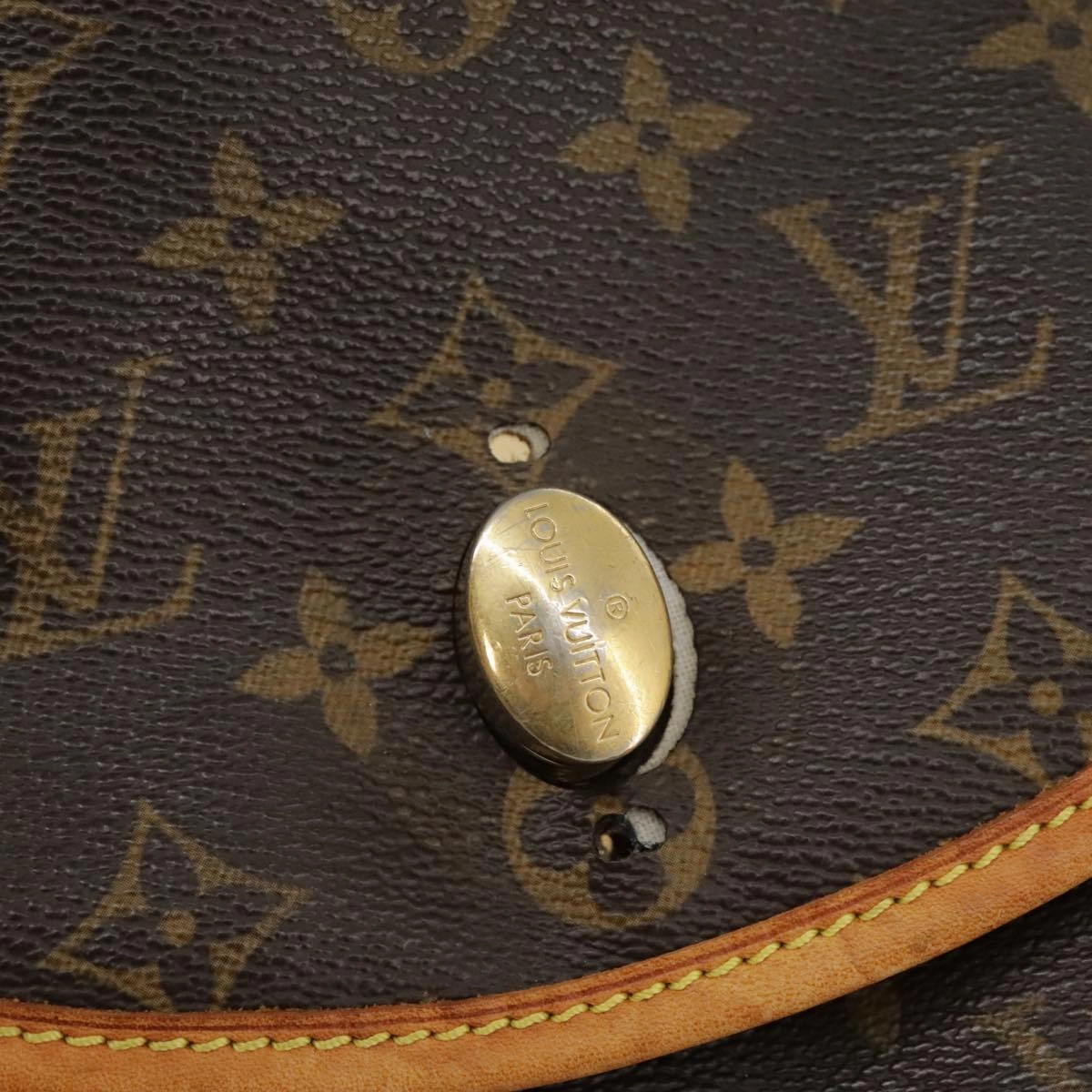 LOUIS VUITTON Monogram Tolum GM Shoulder Bag M40075 LV 104442
