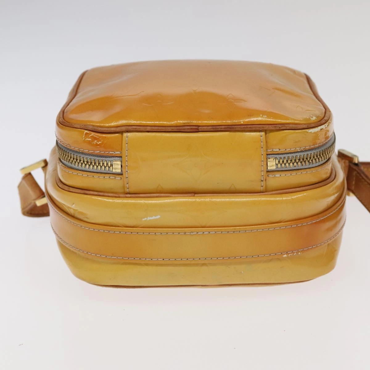 LOUIS VUITTON Monogram Vernis Wooster Shoulder Bag Gris M91036 LV 94270