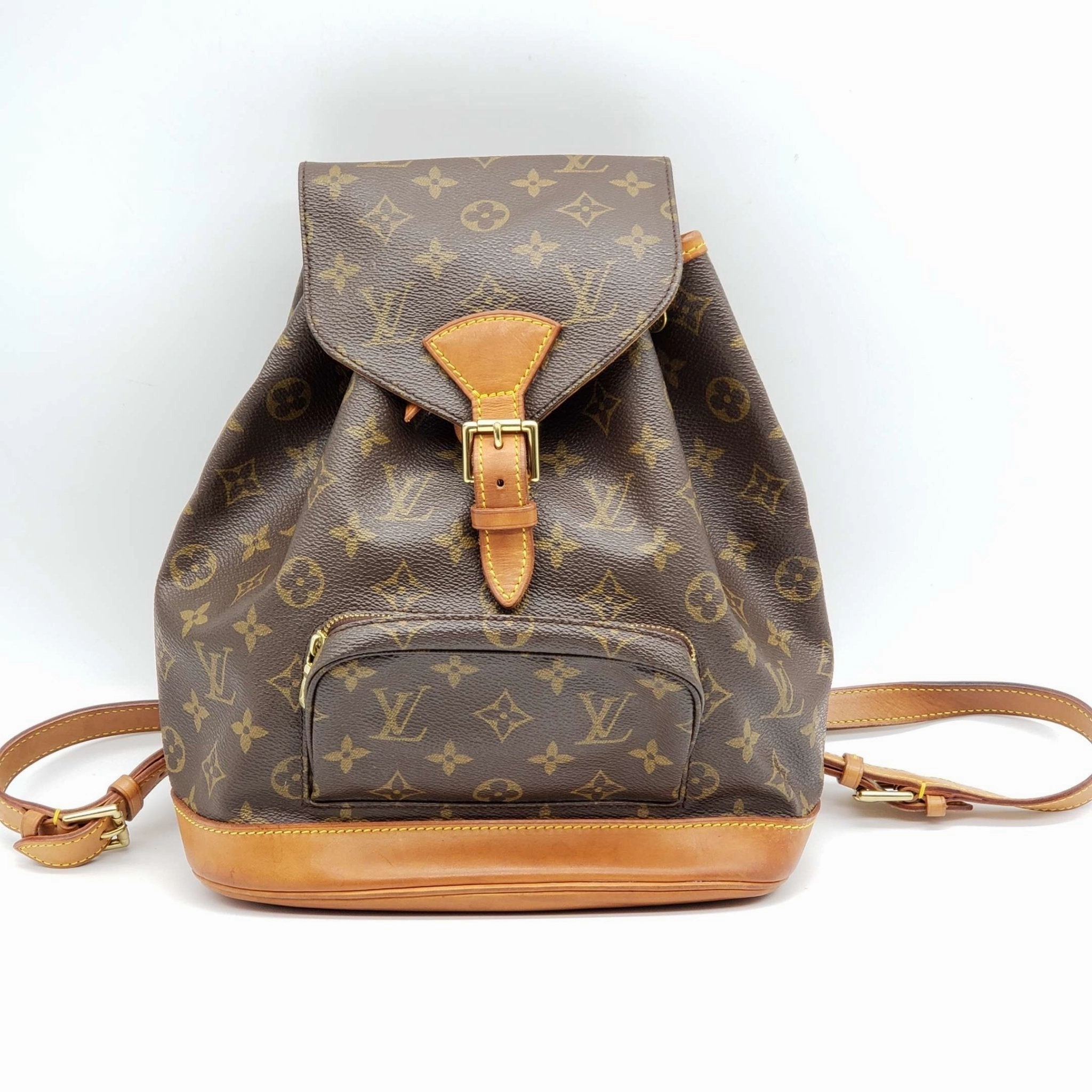 Louis Vuitton Montsouris MM Browns Monogram Backpack