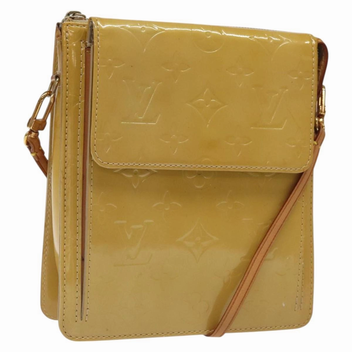 Louis Vuitton Mott Patent Leather Shoulder Bag (Pre-Owned)