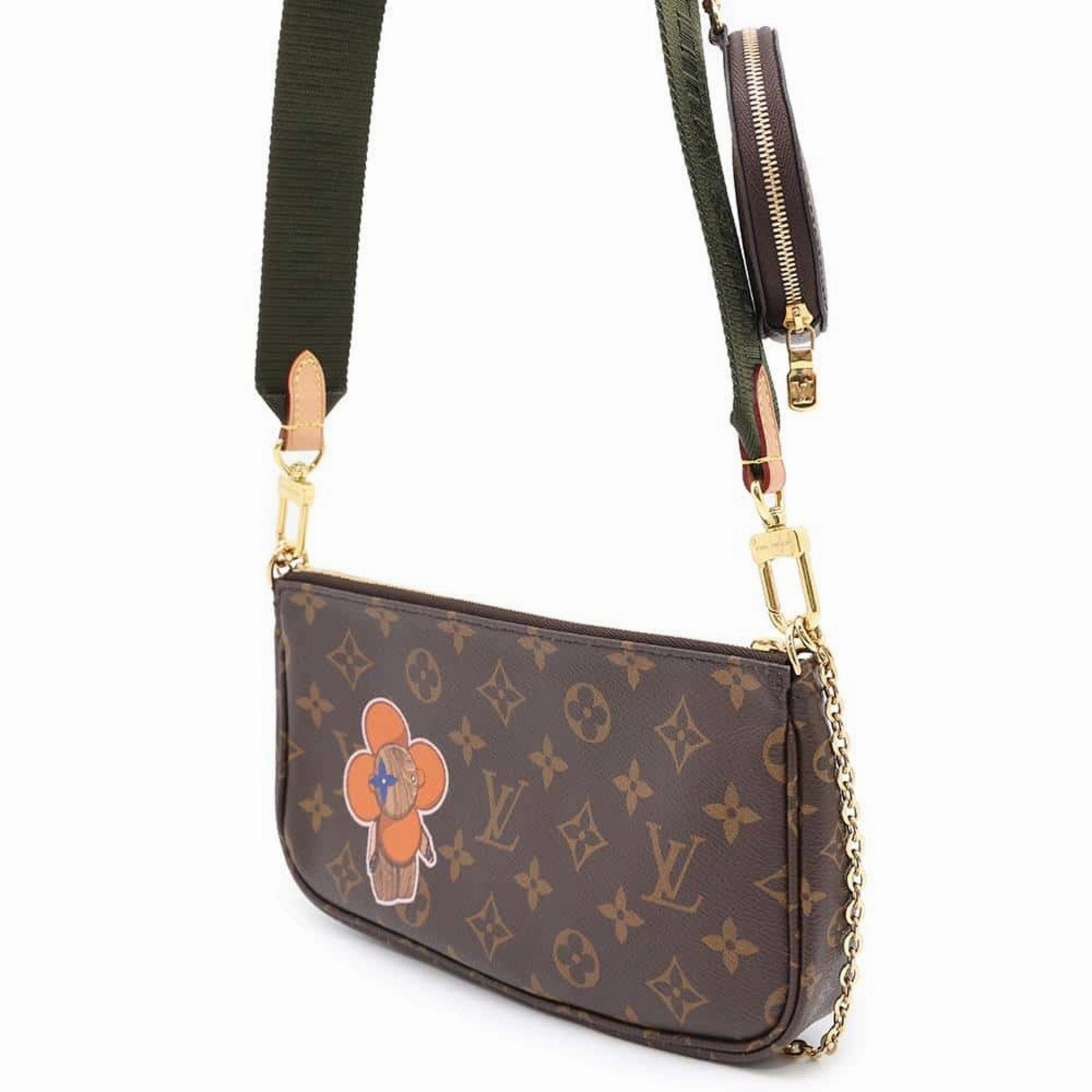 Louis Vuitton multi Pochette Accessoires Canvas Shoulder Bag (Pre-Owned)