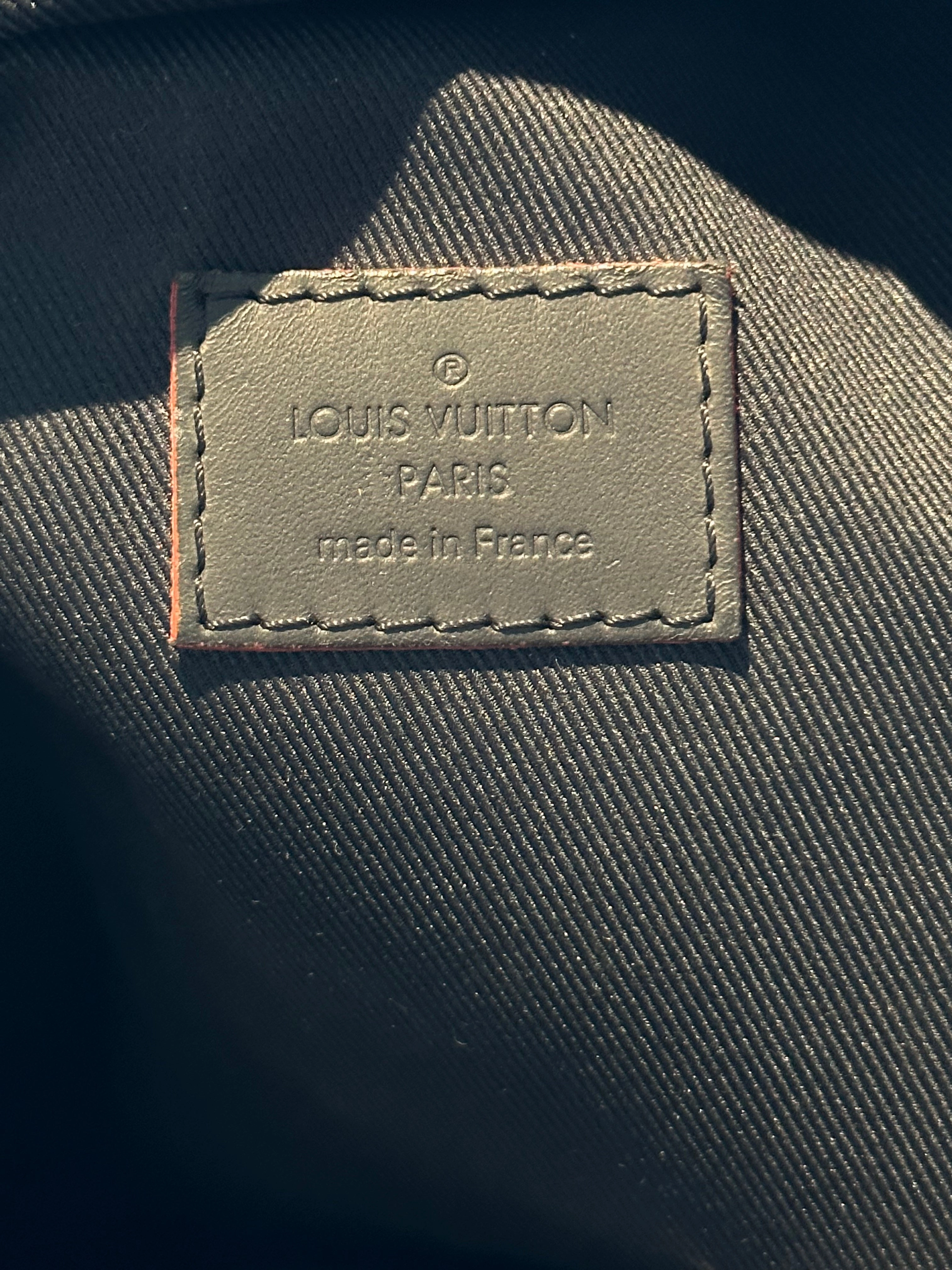 Louis Vuitton Navy & White Upside Down Monogram Backpack