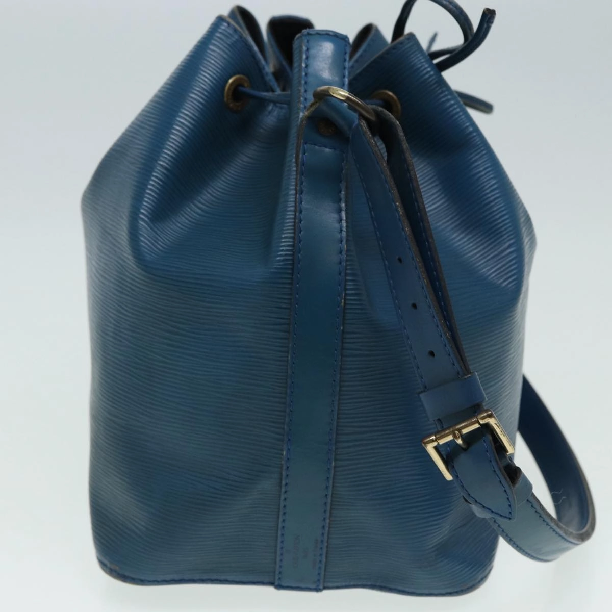 Louis Vuitton No Pm Blue Leather Shoulder Bag