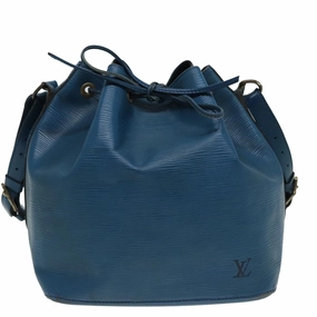 Louis Vuitton No Pm Blue Leather Shoulder Bag