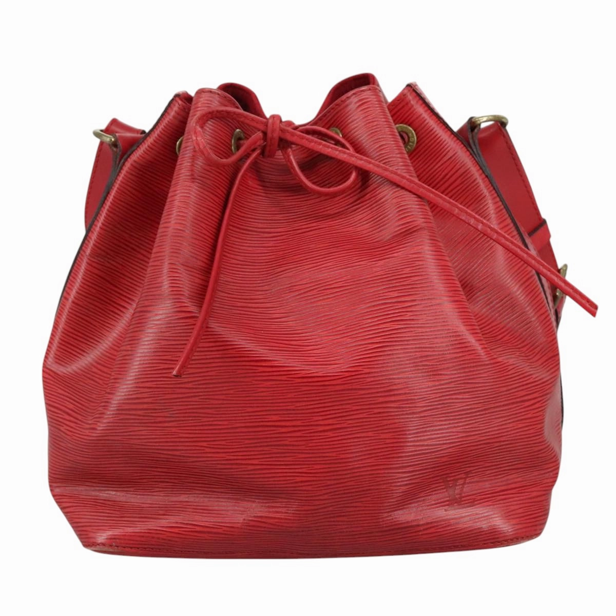 Louis Vuitton No Pm Red Leather Shoulder Bag