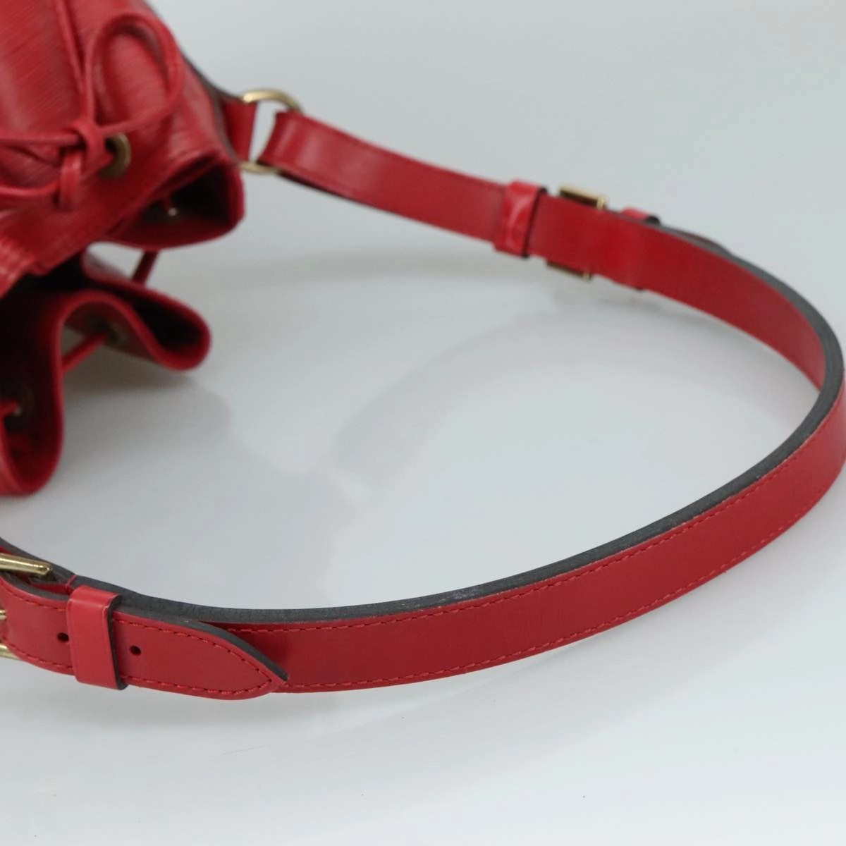 Louis Vuitton No Pm Red Leather Shoulder Bag