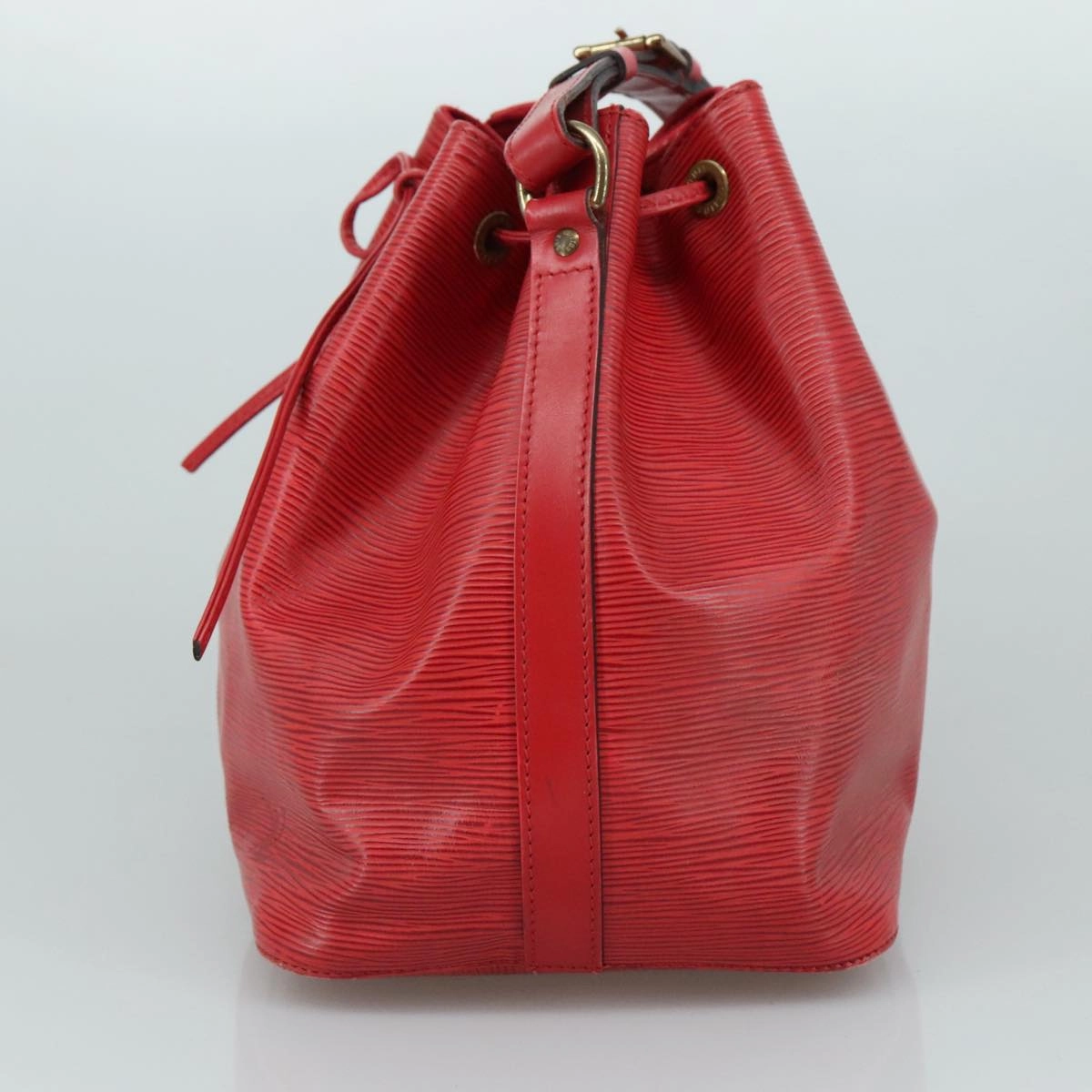 Louis Vuitton No Pm Red Leather Shoulder Bag