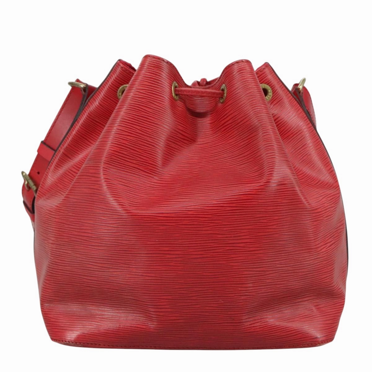 Louis Vuitton No Pm Red Leather Shoulder Bag