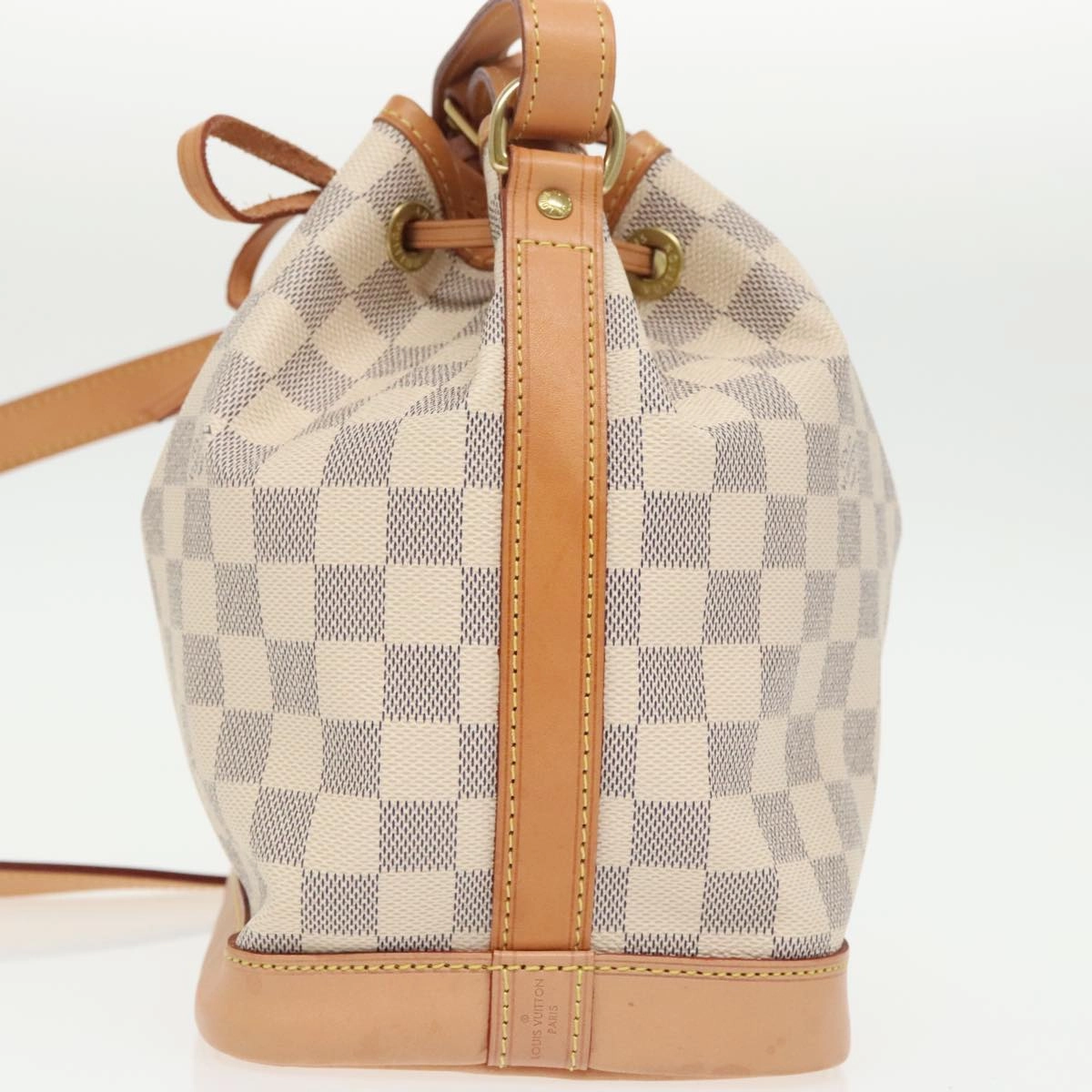 Louis Vuitton No White Canvas Shoulder Bag
