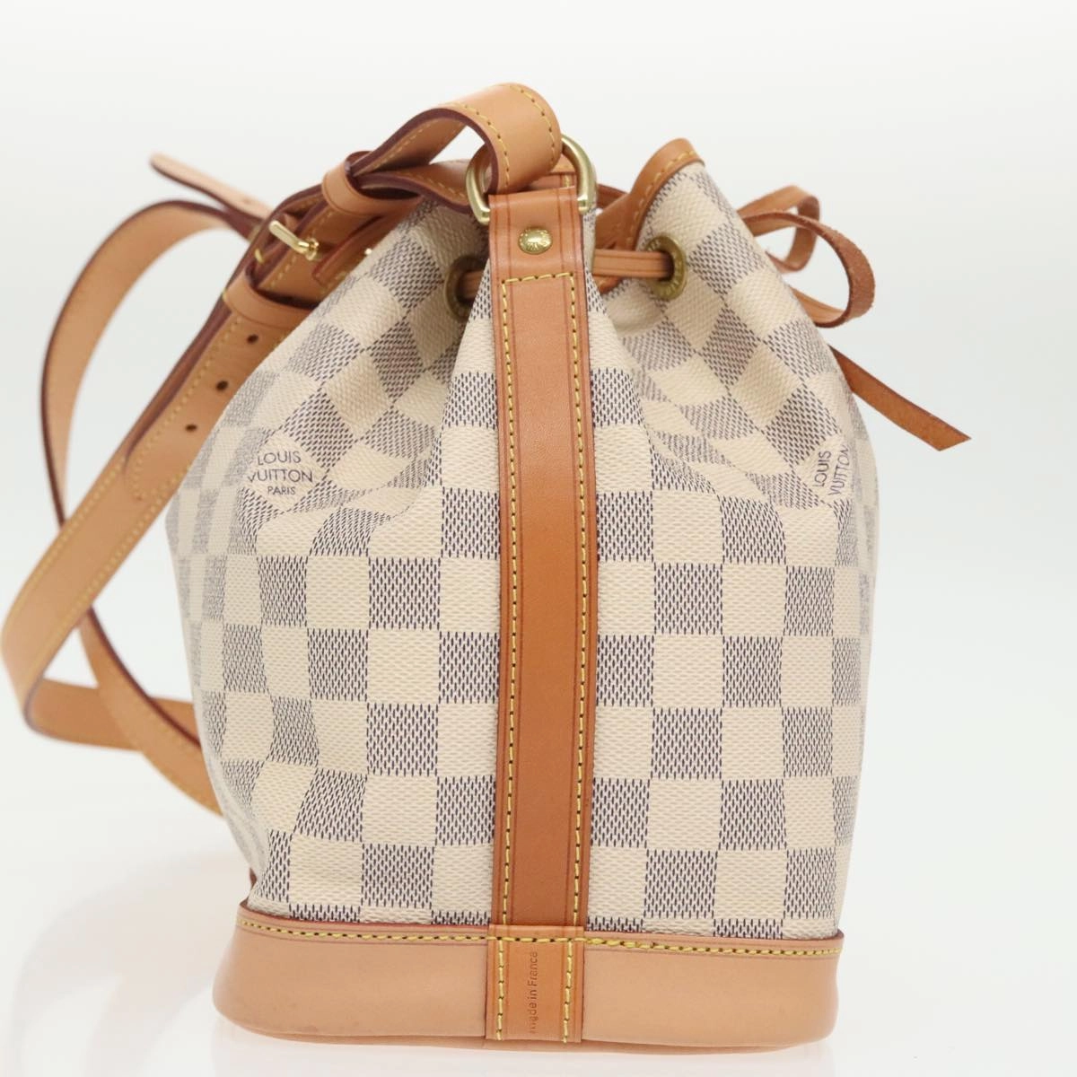 Louis Vuitton No White Canvas Shoulder Bag